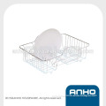 Stylish PVC coated wire dish and cup drainer